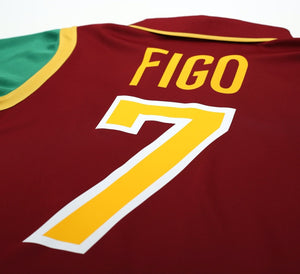 1998/99 FIGO #7 Portugal Vintage Nike Home Football Shirt Jersey (S)