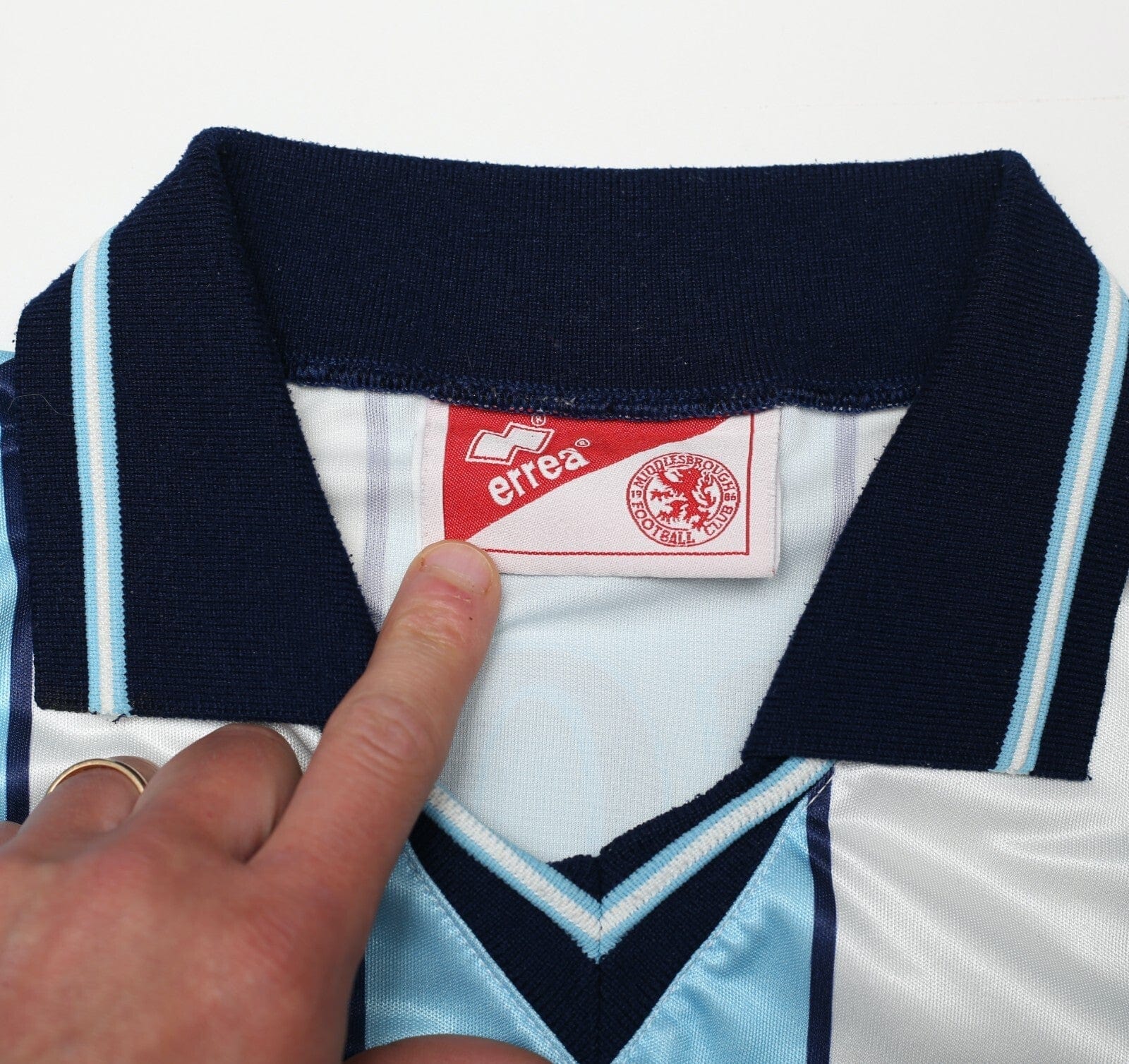 1998/99 GASCOIGNE #8 Middlesbrough Vintage Errea Away Football Shirt (XL)