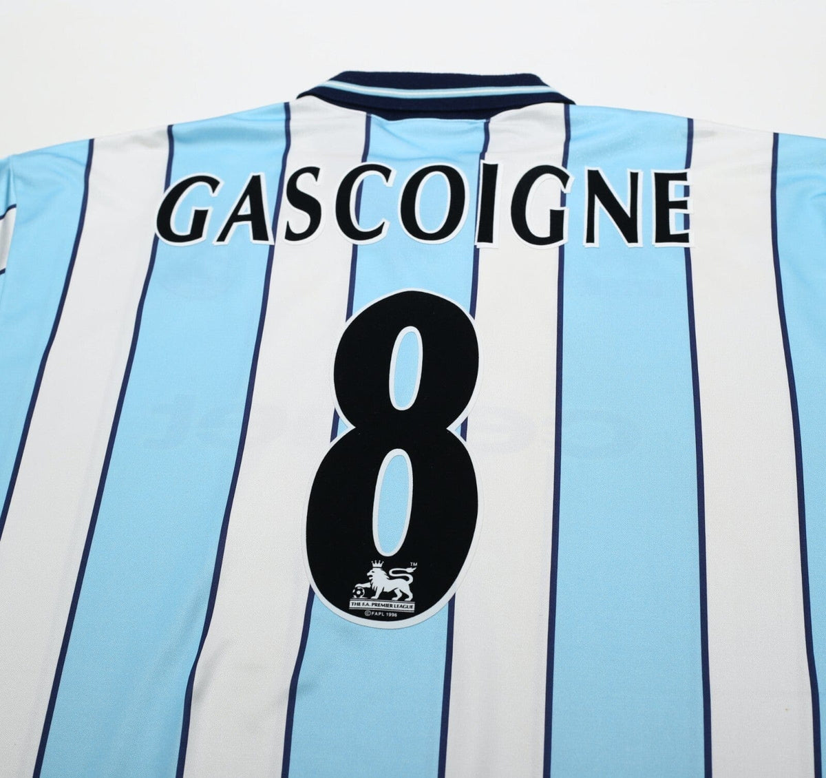 1998/99 GASCOIGNE #8 Middlesbrough Vintage Errea Away Football Shirt (XL)