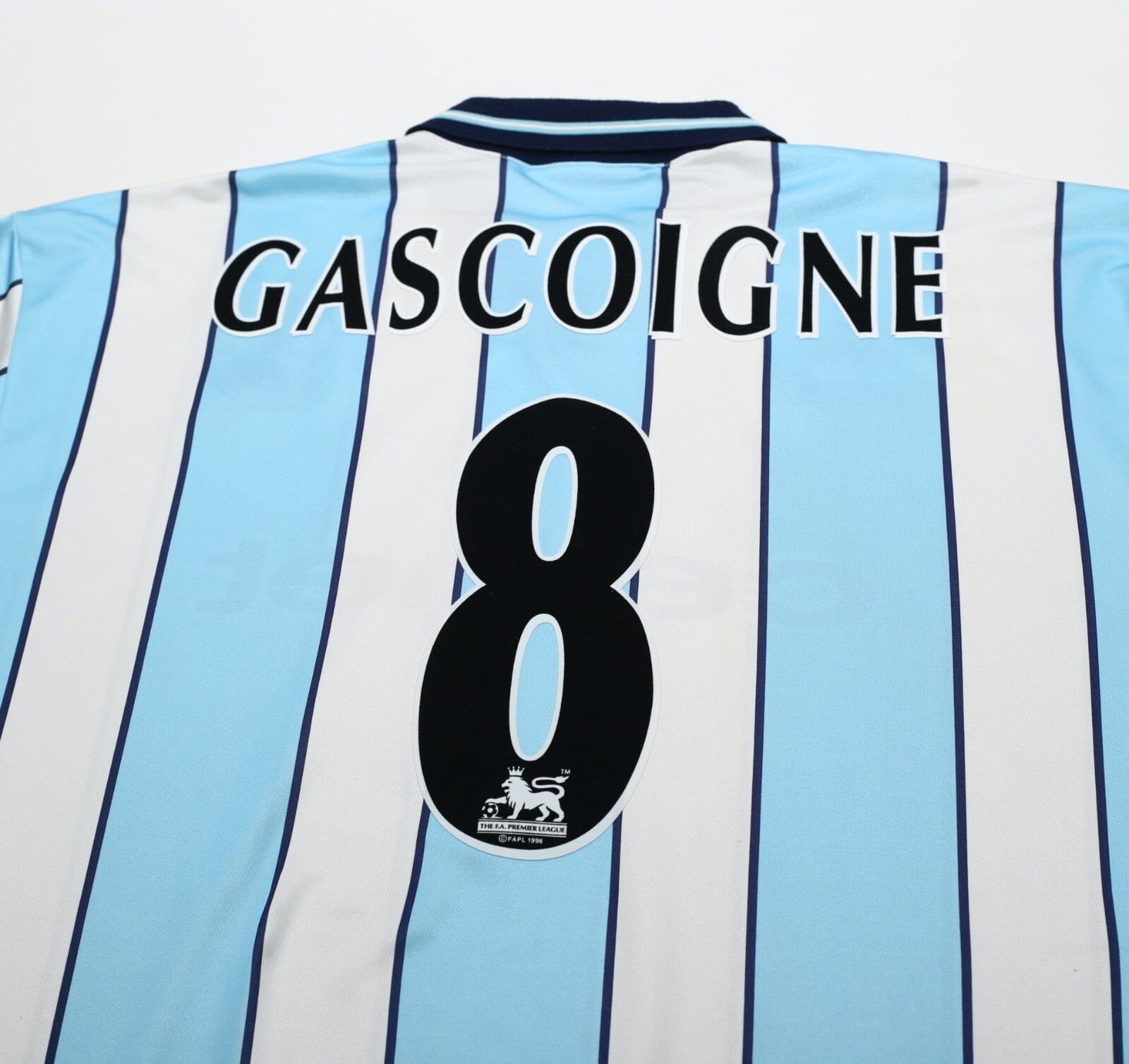 1998/99 GASCOIGNE #8 Middlesbrough Vintage Errea Away Football Shirt (XL)