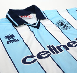 1998/99 GASCOIGNE #8 Middlesbrough Vintage Errea Away Football Shirt (XL)