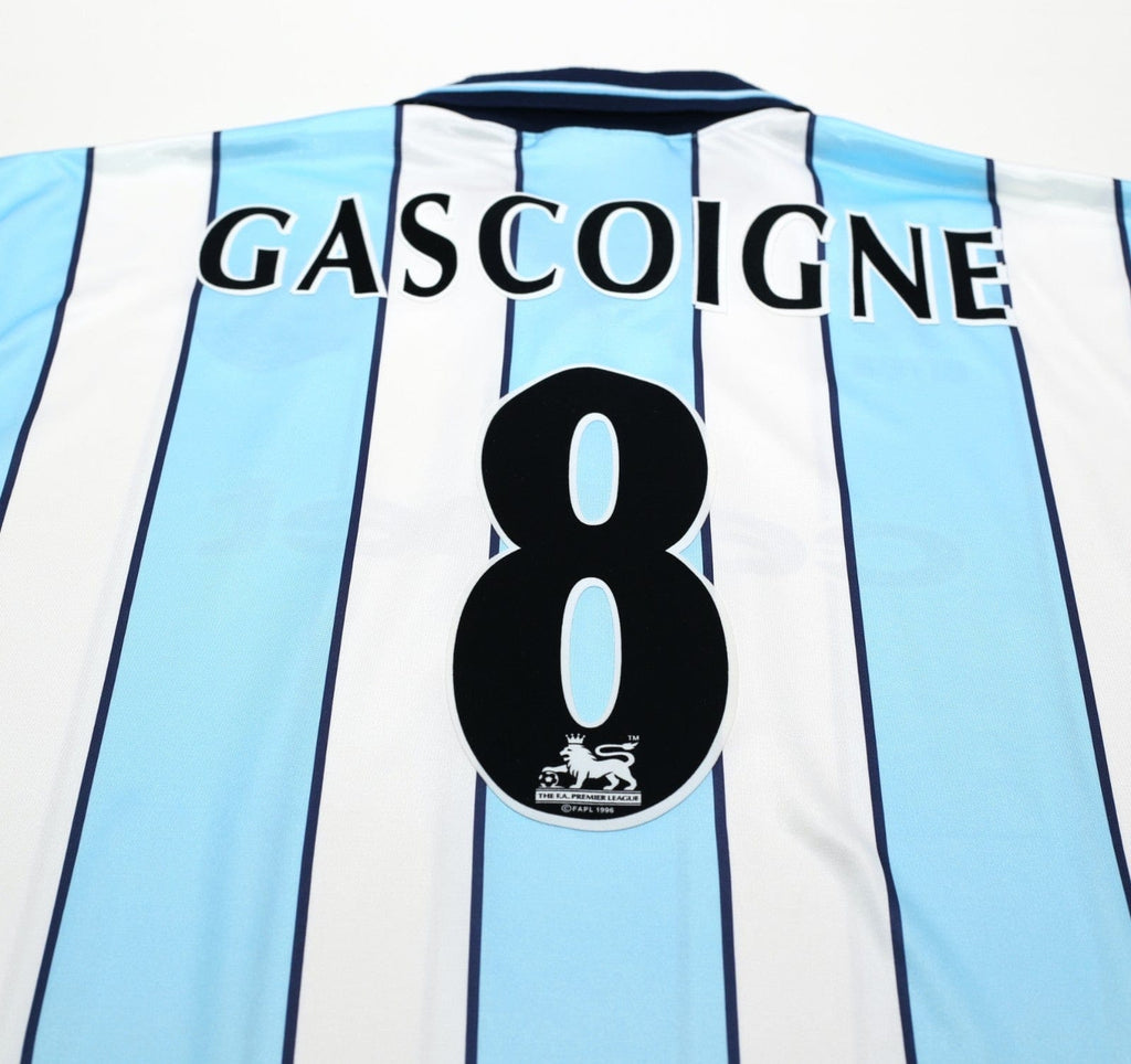 1998/99 GASCOIGNE #8 Middlesbrough Vintage Errea Away Football Shirt (XL)