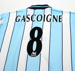 1998/99 GASCOIGNE #8 Middlesbrough Vintage Errea Away Football Shirt (XL)