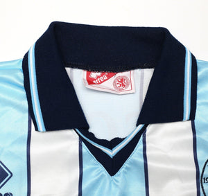 1998/99 GASCOIGNE #8 Middlesbrough Vintage Errea Away Football Shirt (XL)