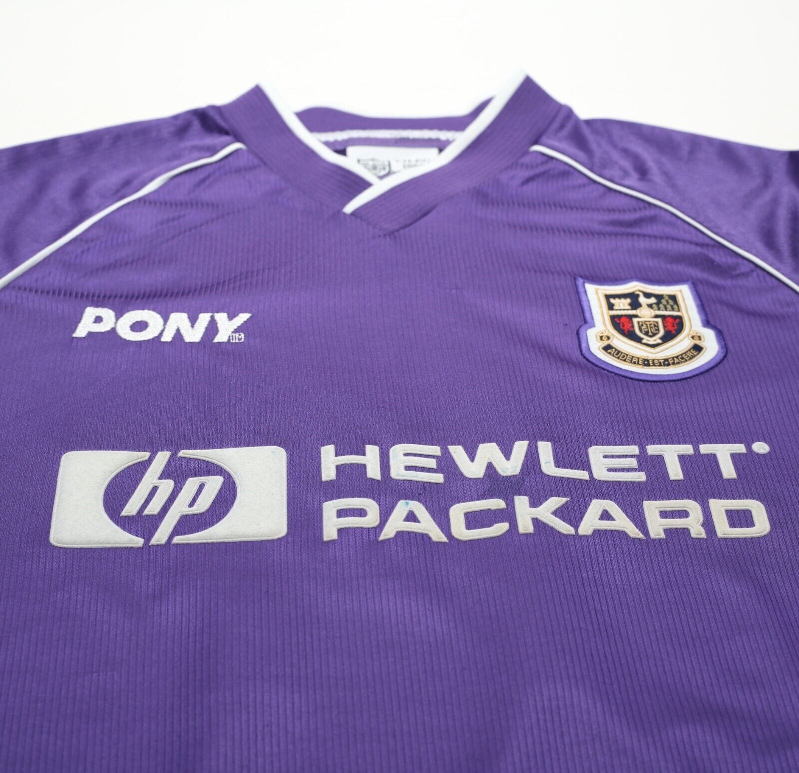 1998/99 GINOLA #14 Tottenham Hotspur Vintage PONY Away Football Shirt (L)