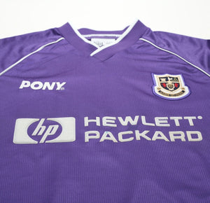 1998/99 GINOLA #14 Tottenham Hotspur Vintage PONY Away Football Shirt (L)