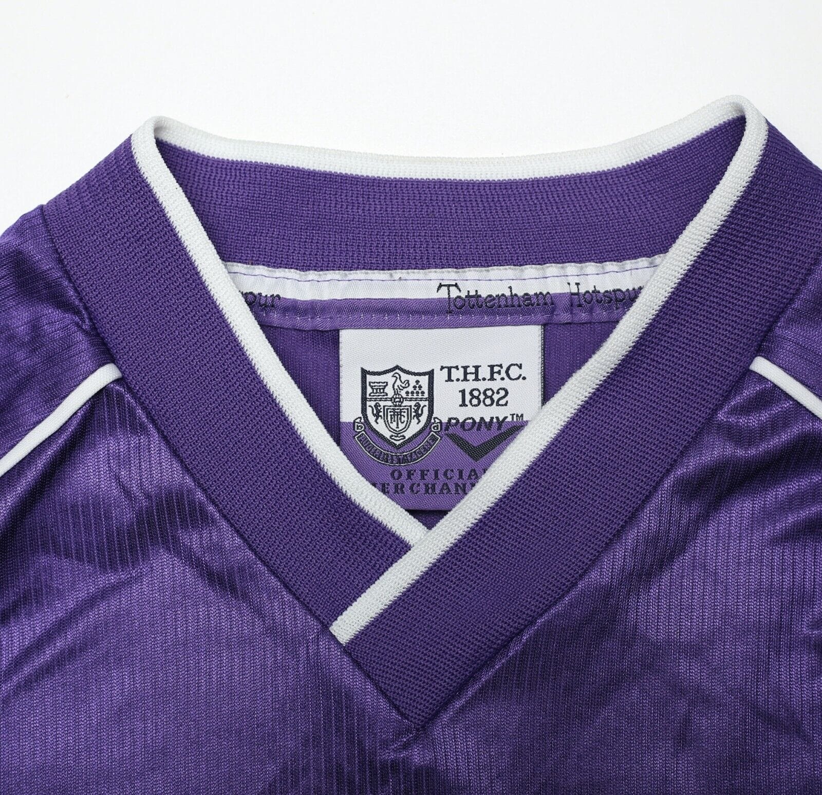 1998/99 GINOLA #14 Tottenham Hotspur Vintage PONY Away Football Shirt (L)