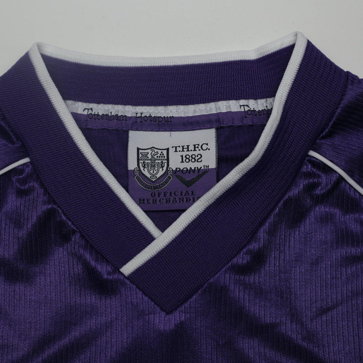 1998/99 Ginola #14 Tottenham Hotspur Vintage PONY Away Football Shirt (XL)