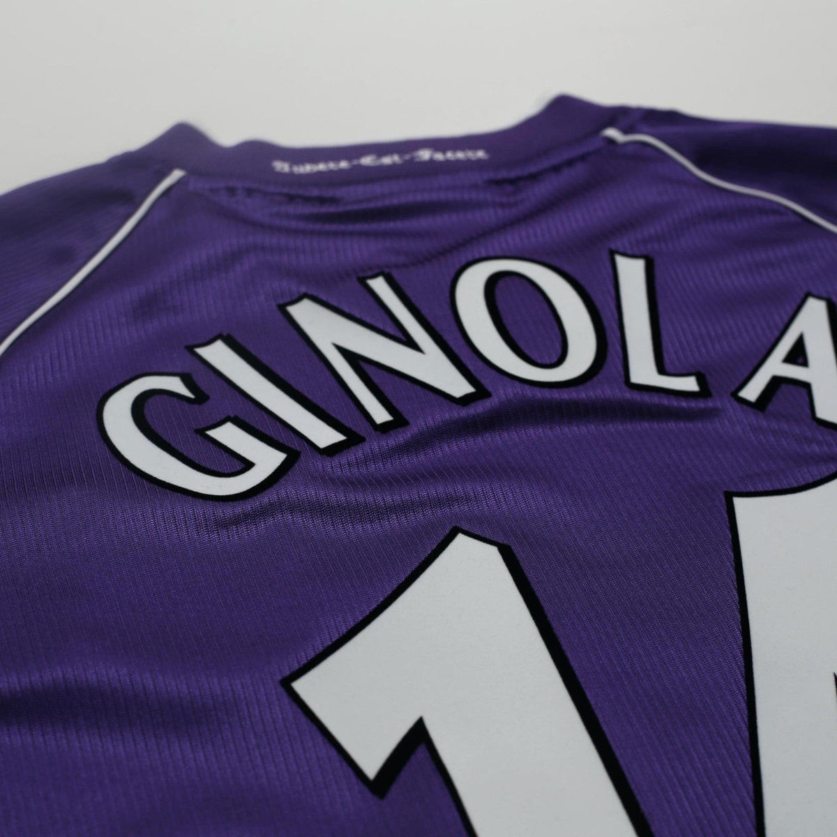 1998/99 Ginola #14 Tottenham Hotspur Vintage PONY Away Football Shirt (XL)