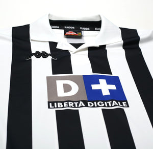 1998/99 HENRY #6 Juventus Vintage Kappa Home Football Shirt Jersey (XL)