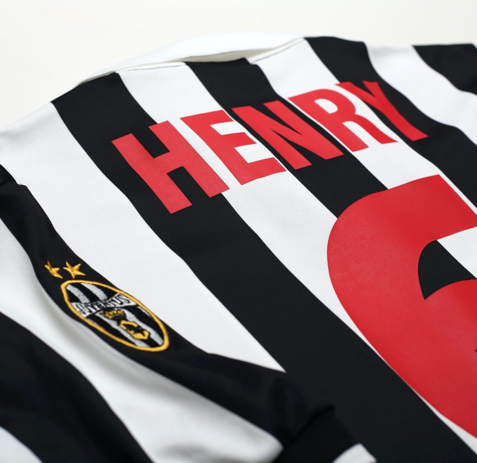 1998/99 HENRY #6 Juventus Vintage Kappa Home Football Shirt Jersey (XL