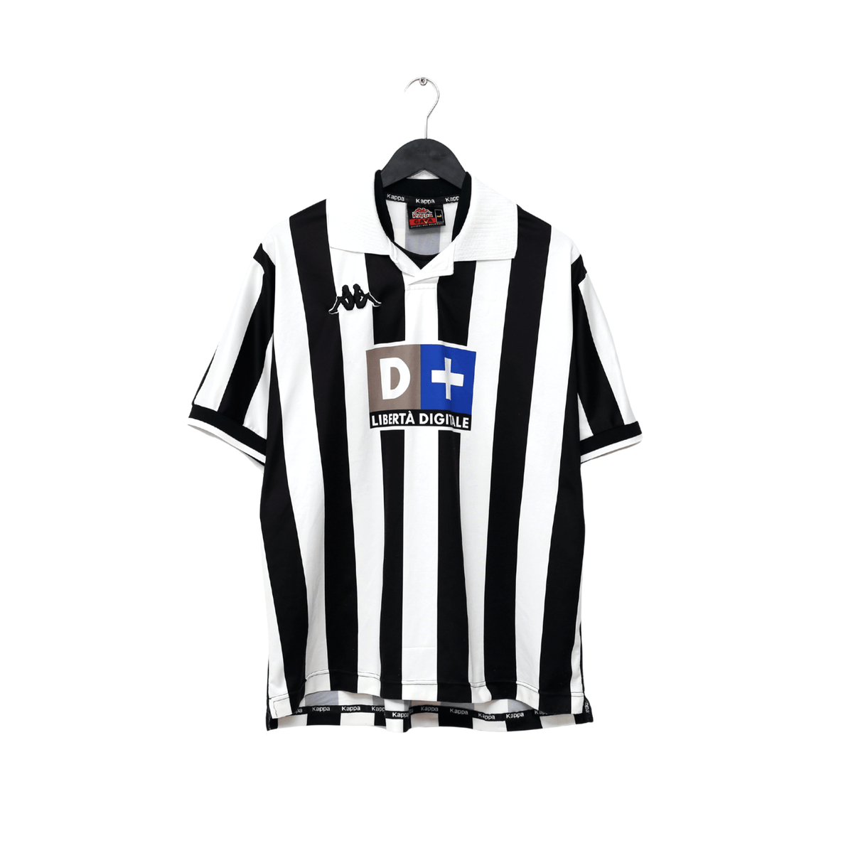 1998/99 HENRY #6 Juventus Vintage Kappa Home Football Shirt (L)
