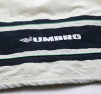 1998/99 IRELAND Vintage Umbro 1/4 Zip Football Training Jacket (L)