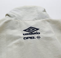 1998/99 IRELAND Vintage Umbro 1/4 Zip Football Training Jacket (L)
