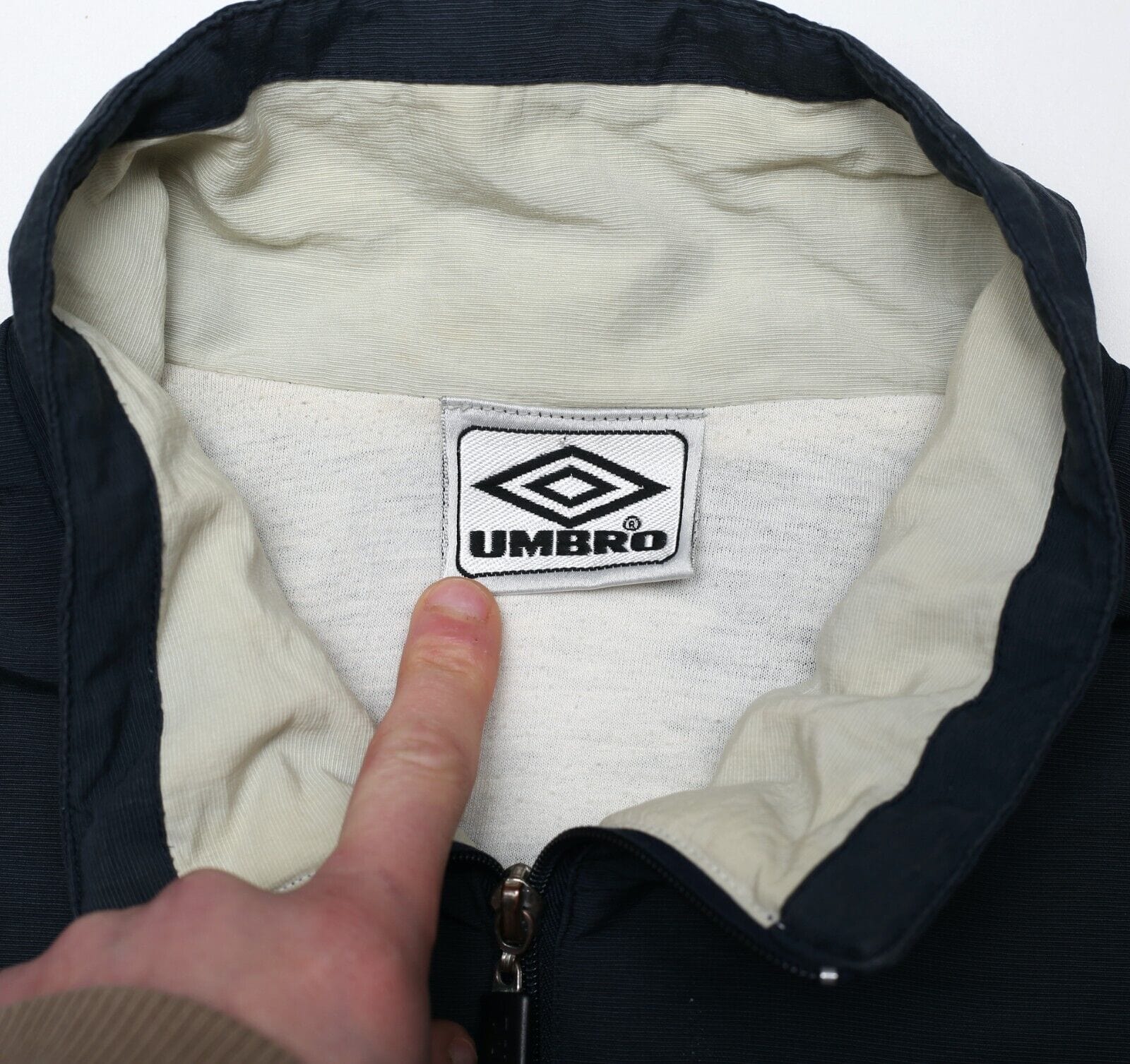 1998/99 IRELAND Vintage Umbro 1/4 Zip Football Training Jacket (L)