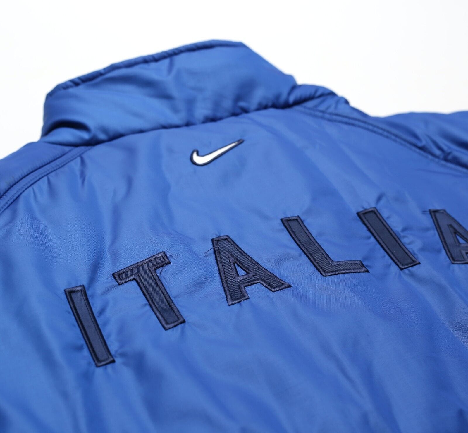 1998/99 ITALY Vintage Nike Padded Football Bench Coat Jacket (M/L) WC 98