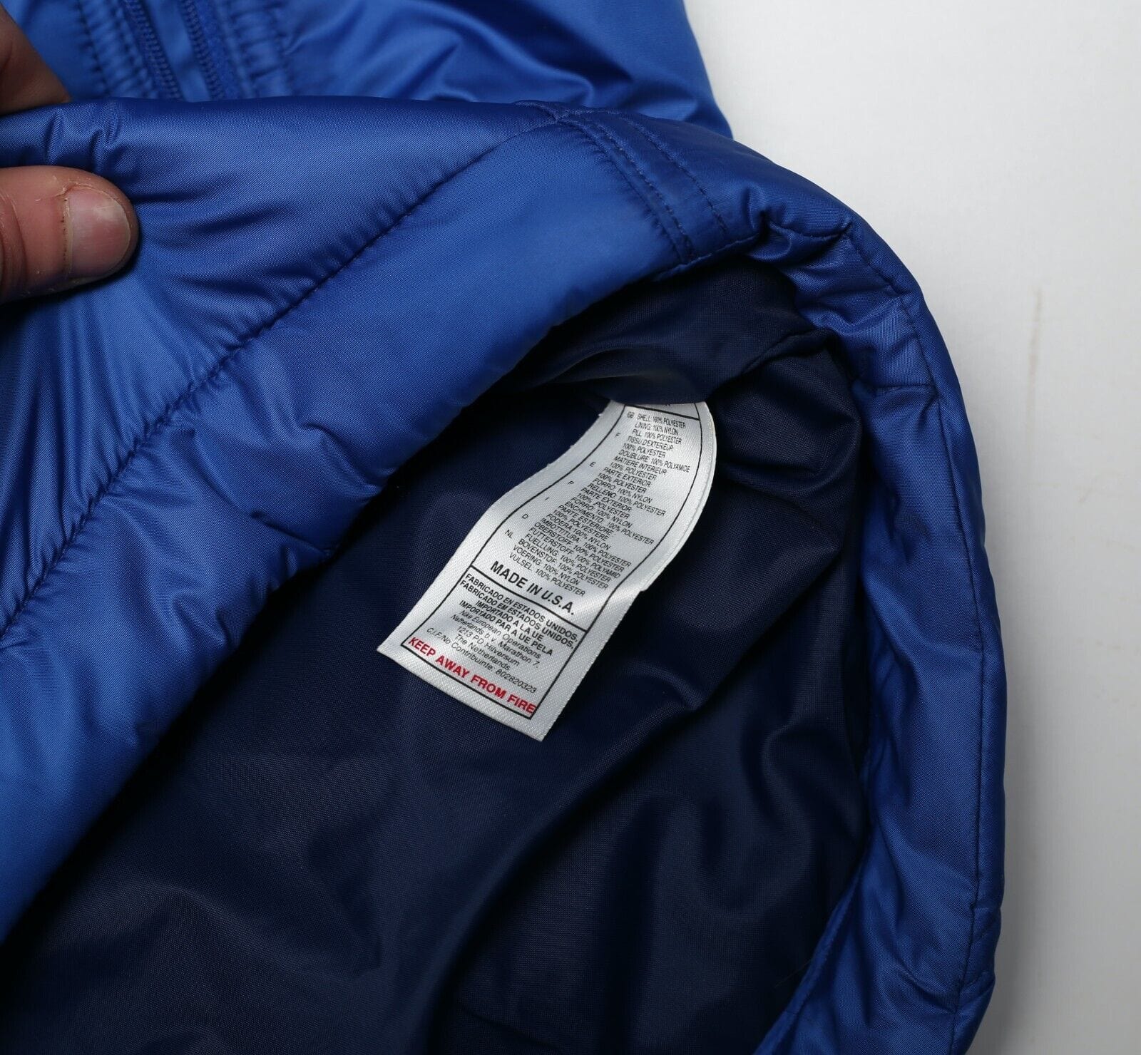 1998/99 ITALY Vintage Nike Padded Football Bench Coat Jacket (M/L) WC 98