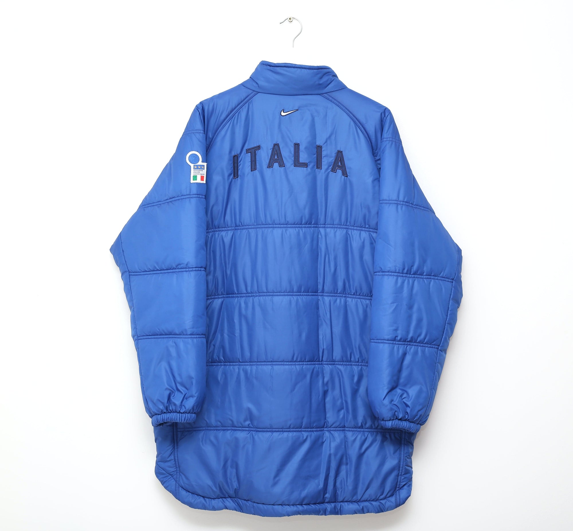 1998/99 ITALY Vintage Nike Padded Football Bench Coat Jacket (M/L) WC 98