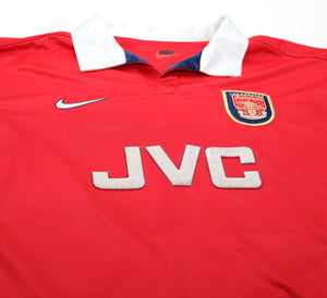 1998/99 KANU #25 Arsenal Nike European Home Football Shirt (L)