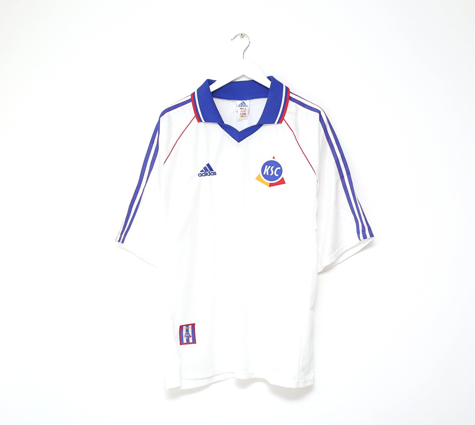 1998/99 KARLSRUHE SC Vintage adidas Home Football Shirt Jersey (XXL) BNWOT