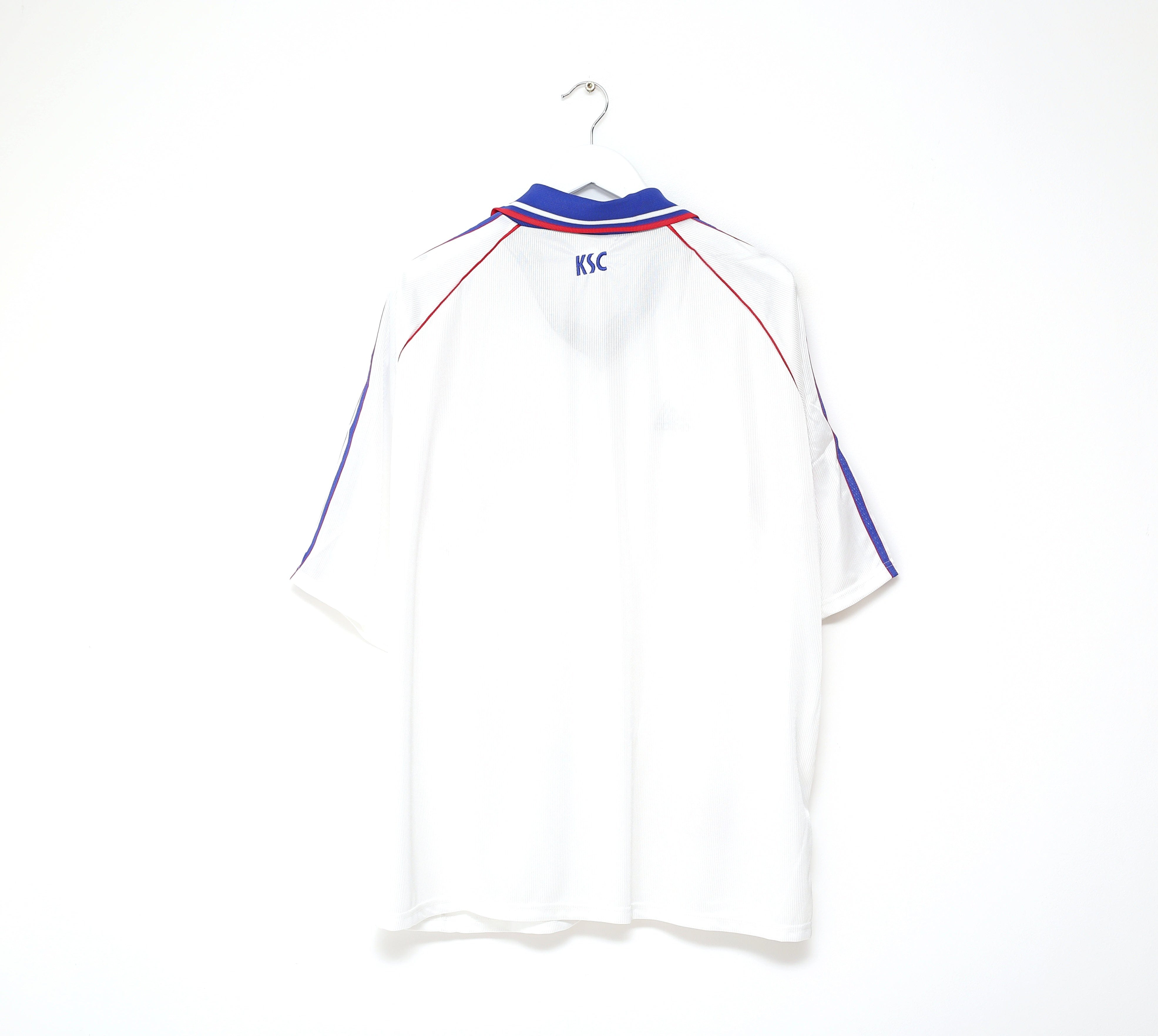 1998/99 KARLSRUHE SC Vintage adidas Home Football Shirt Jersey (XXL) BNWOT