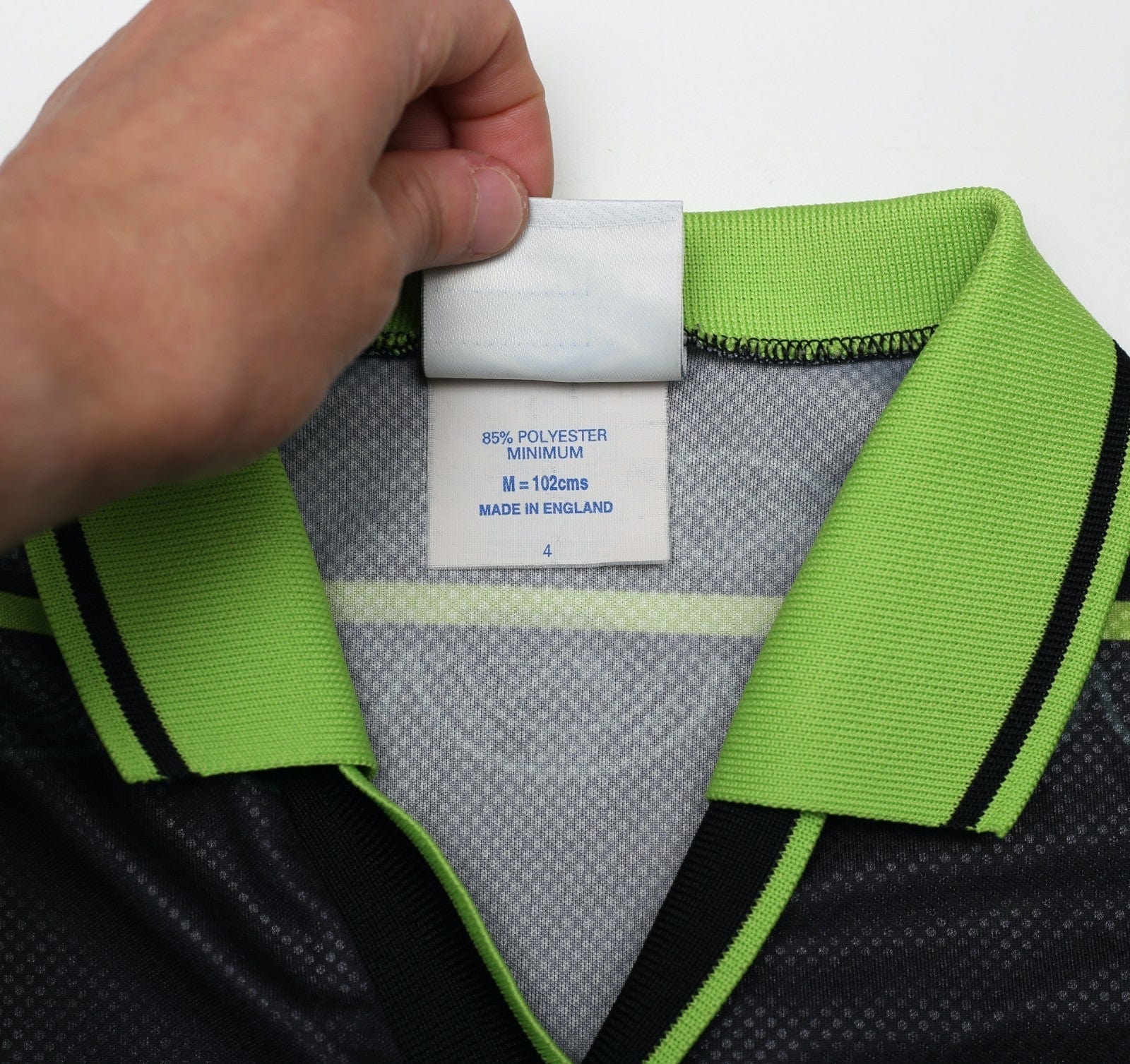 1998/99 LARSSON #7 Celtic Vintage Umbro Away Football Shirt (M)