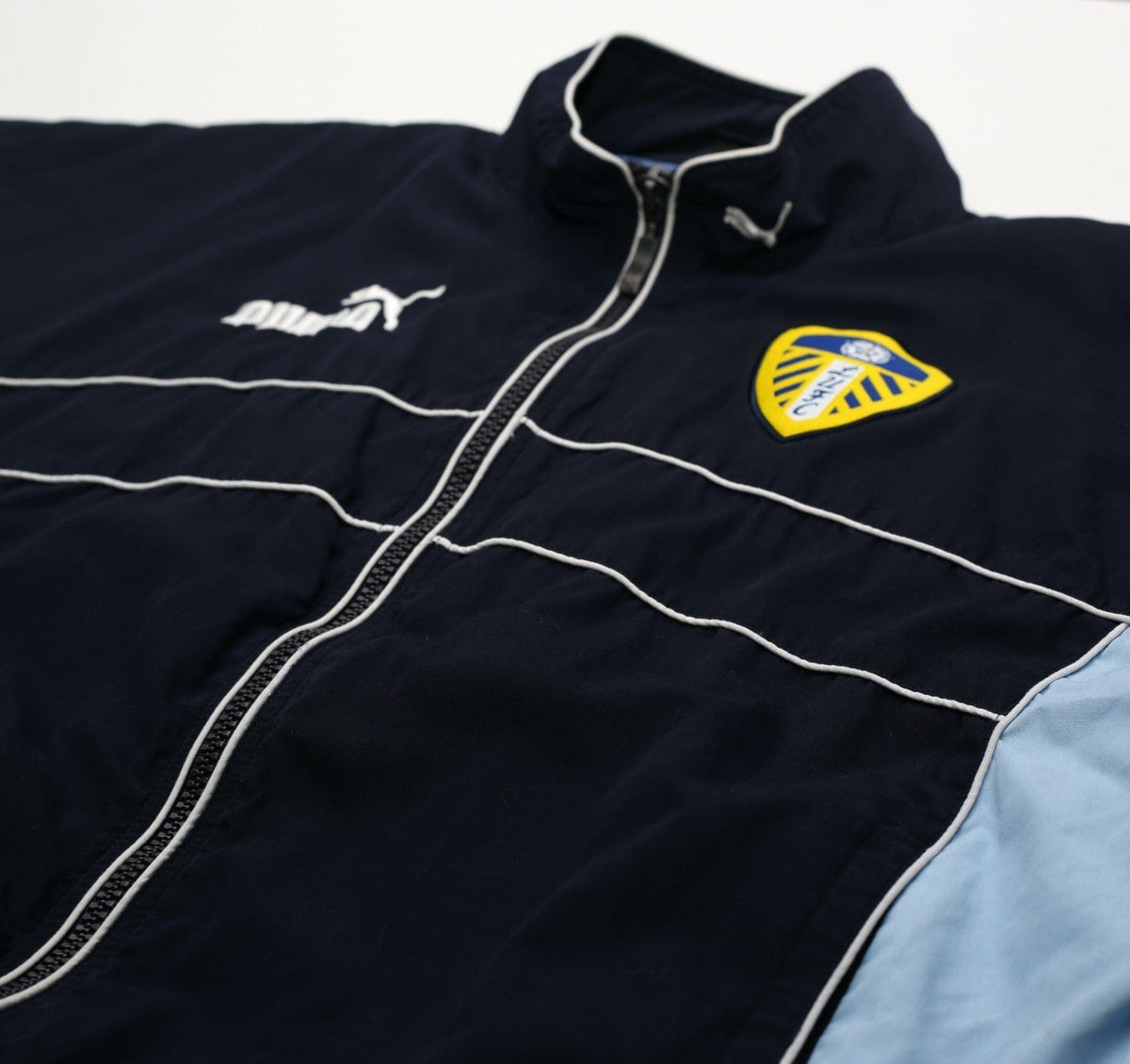 1998/99 LEEDS UNITED Vintage PUMA Full Football Tracksuit (L)