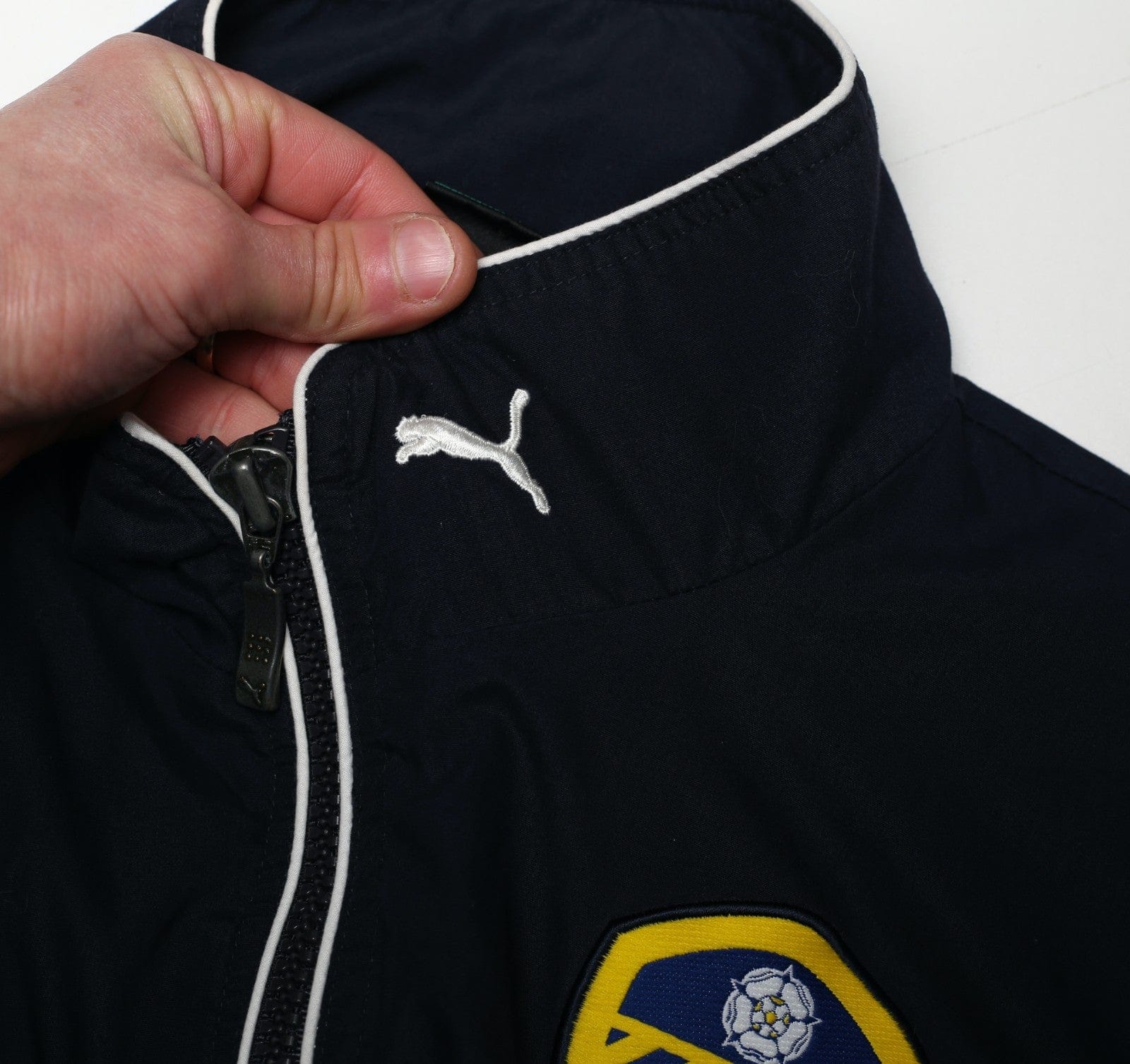 1998/99 LEEDS UNITED Vintage PUMA Full Football Tracksuit (L)