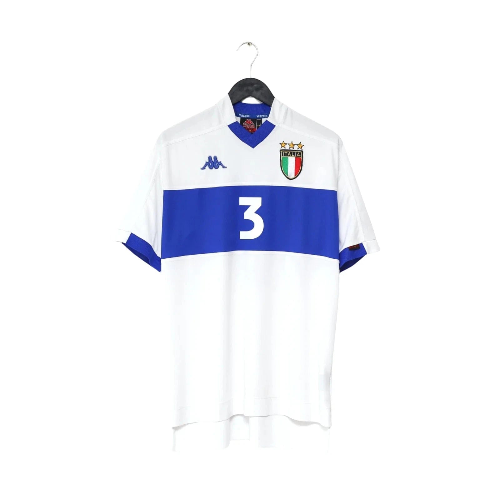 1998/99 MALDINI #3 Italy Vintage Kappa Away Football Shirt (L)