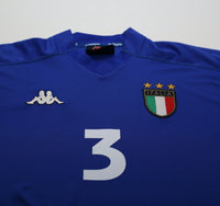 1998/99 MALDINI #3 Italy Vintage Kappa Football Shirt (XL)