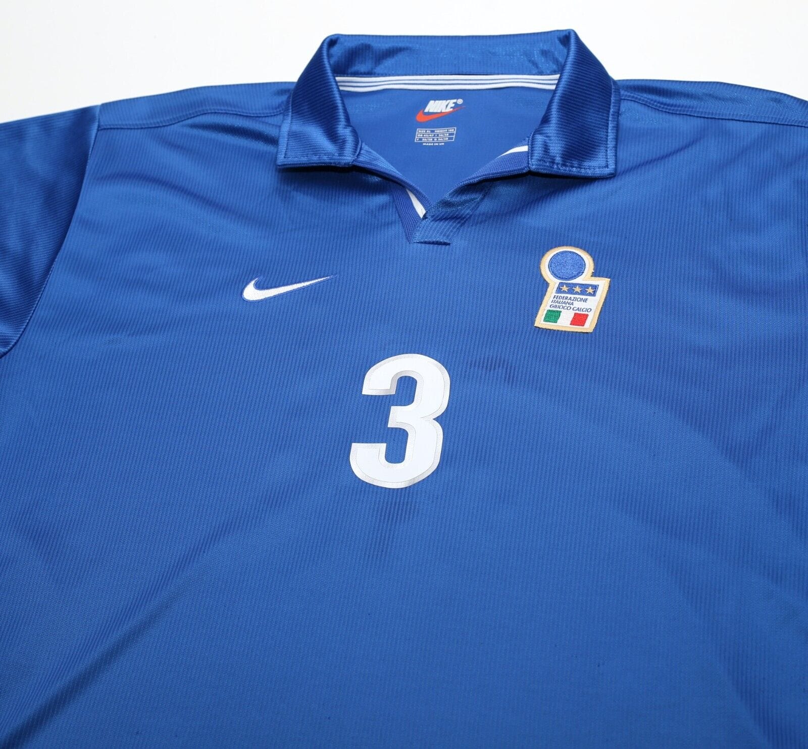 1998/99 MALDINI #3 Italy Vintage Nike Home Football Shirt (XL) WC 98