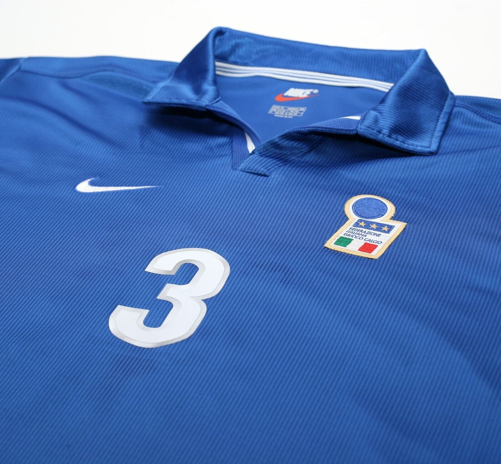 1998/99 MALDINI #3 Italy Vintage Nike Home Football Shirt (XL) WC 98