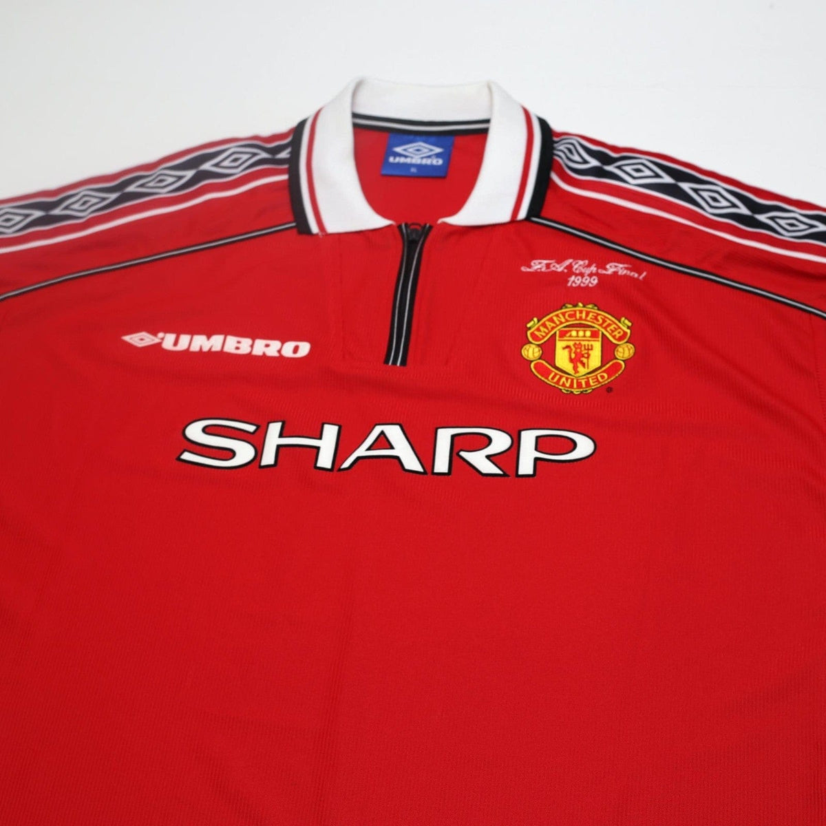 1998/99 Manchester United Vintage Umbro FA CUP Final 99 Home Shirt (XL) BNWOT