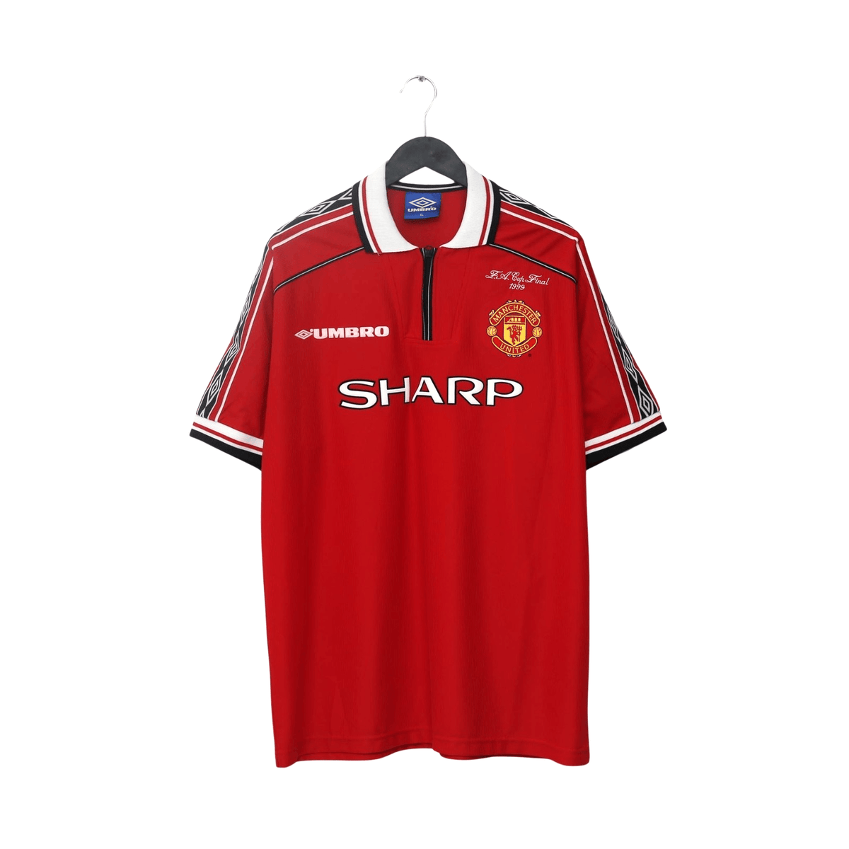 1998/99 Manchester United Vintage Umbro FA CUP Final 99 Home Shirt (XL) BNWOT
