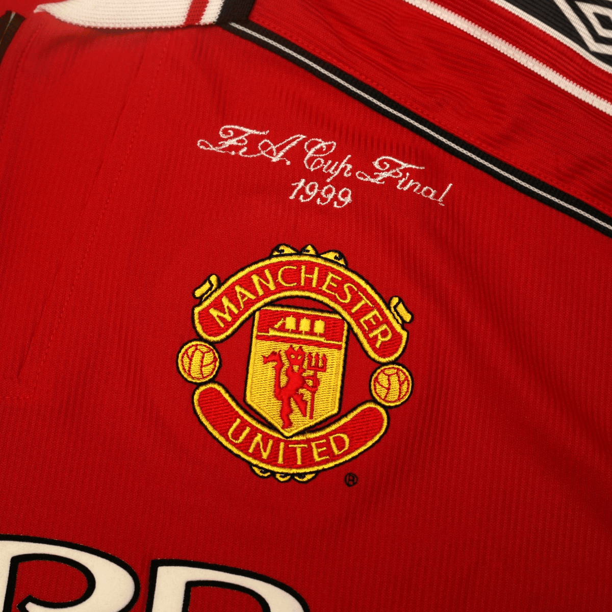 1998/99 Manchester United Vintage Umbro FA CUP Final 99 Home Shirt (XL) BNWOT