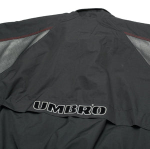 1998/99 MANCHESTER UNITED Vintage Umbro Track Top Jacket (L) Treble Winners