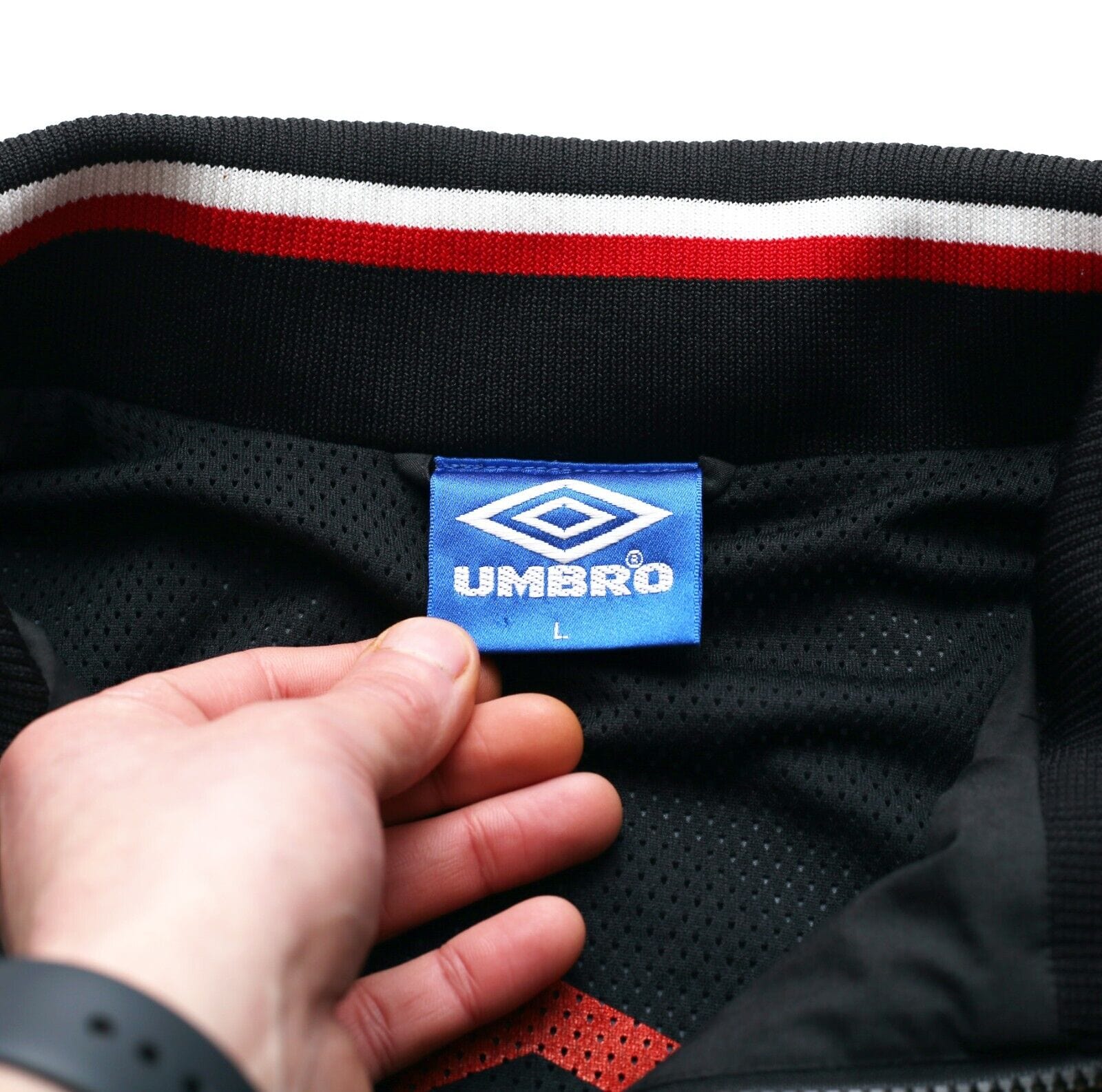 1998/99 MANCHESTER UNITED Vintage Umbro Track Top Jacket (L 1998/99 MANCHESTER UNITED Vintage Umbro Track Top Jacket (L