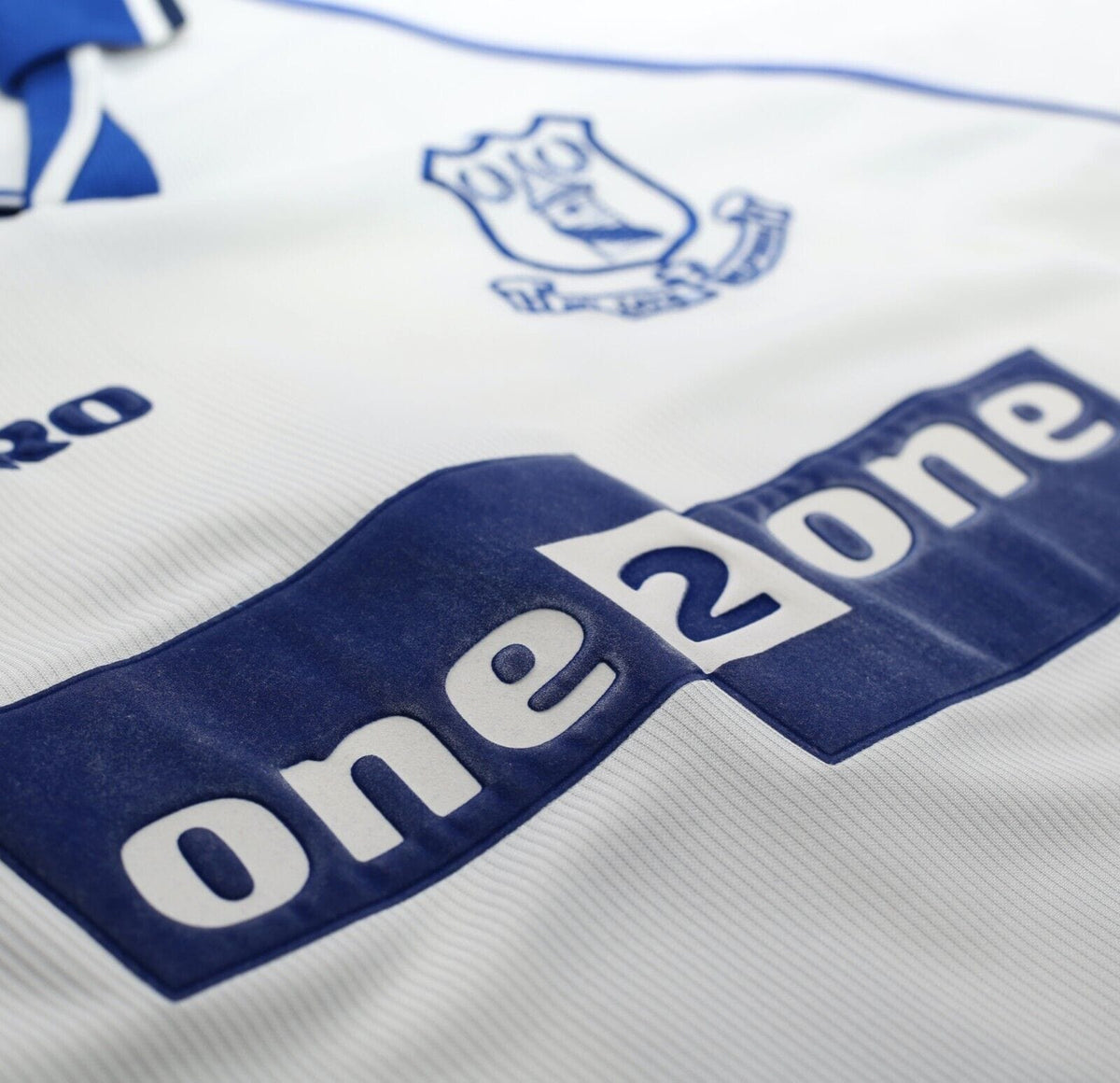 1998/99 MATERAZZI #15 Everton Vintage Umbro Away Football Shirt (L) Italy Inter