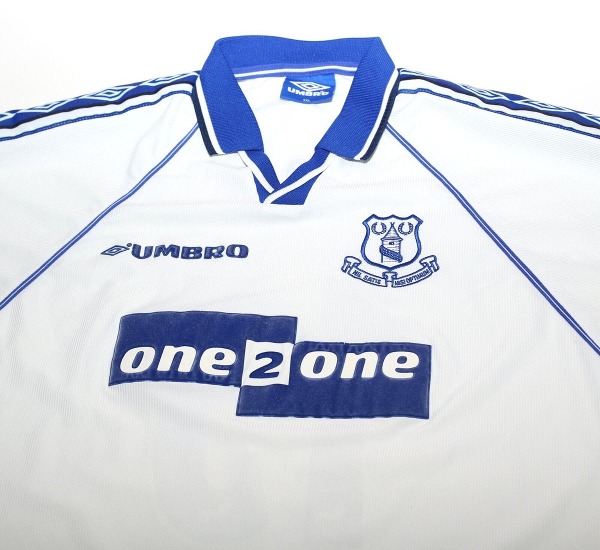 1998/99 MATERAZZI #15 Everton Vintage Umbro Away Football Shirt (XL) Italy Inter