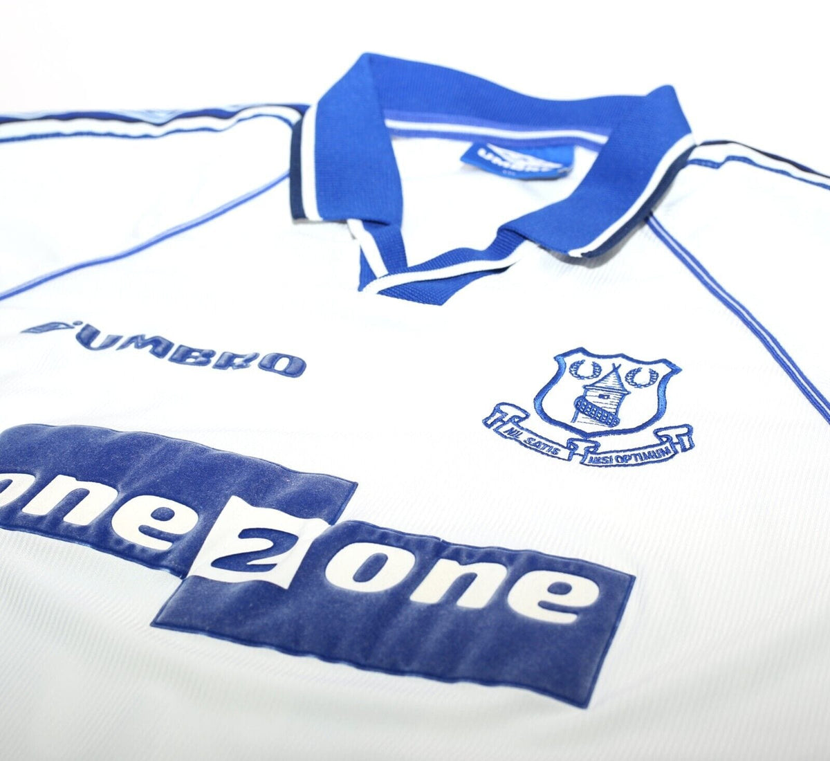 1998/99 MATERAZZI #15 Everton Vintage Umbro Away Football Shirt (XL) Italy Inter