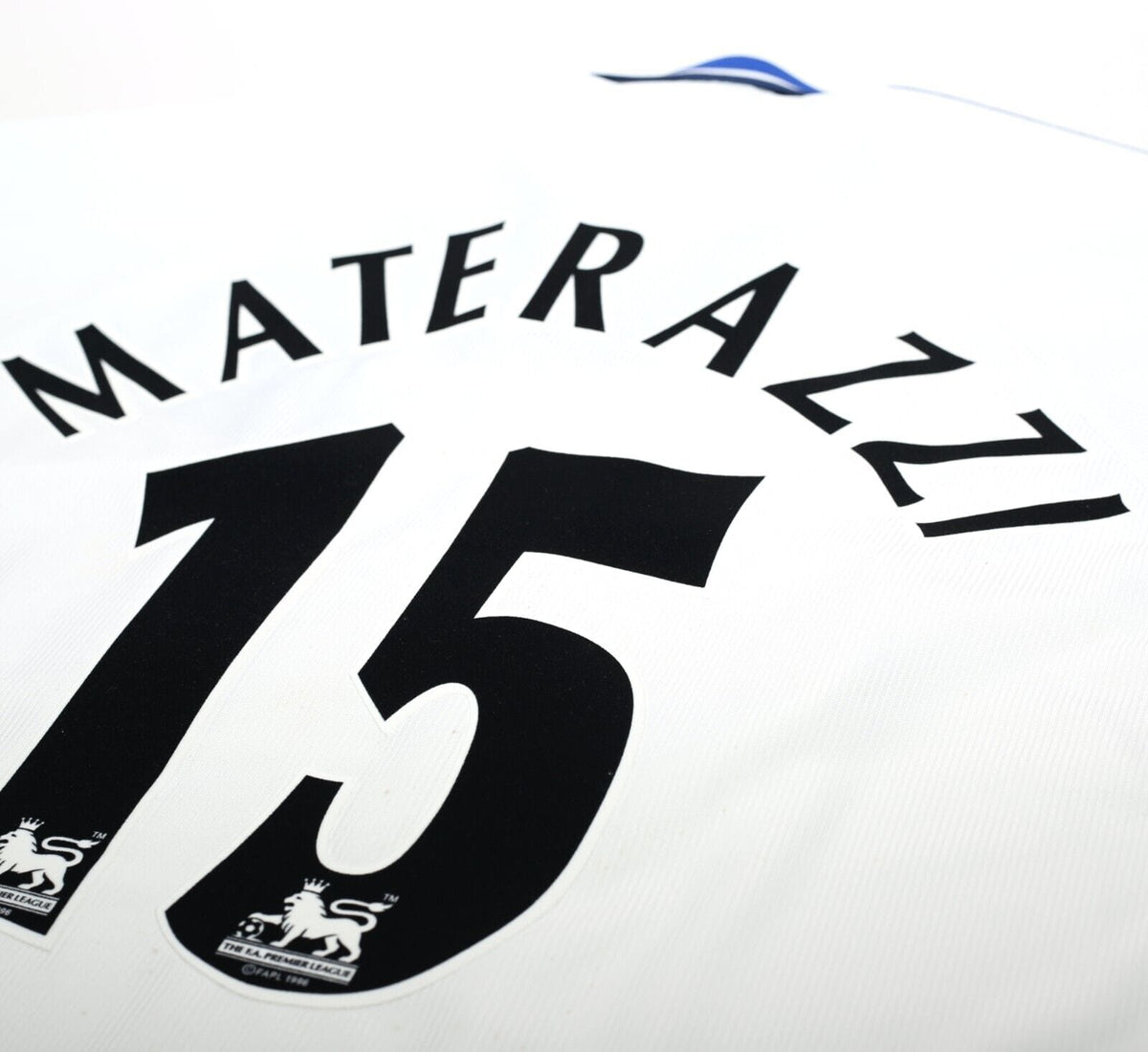 1998/99 MATERAZZI #15 Everton Vintage Umbro Away Football Shirt (XL) Italy Inter