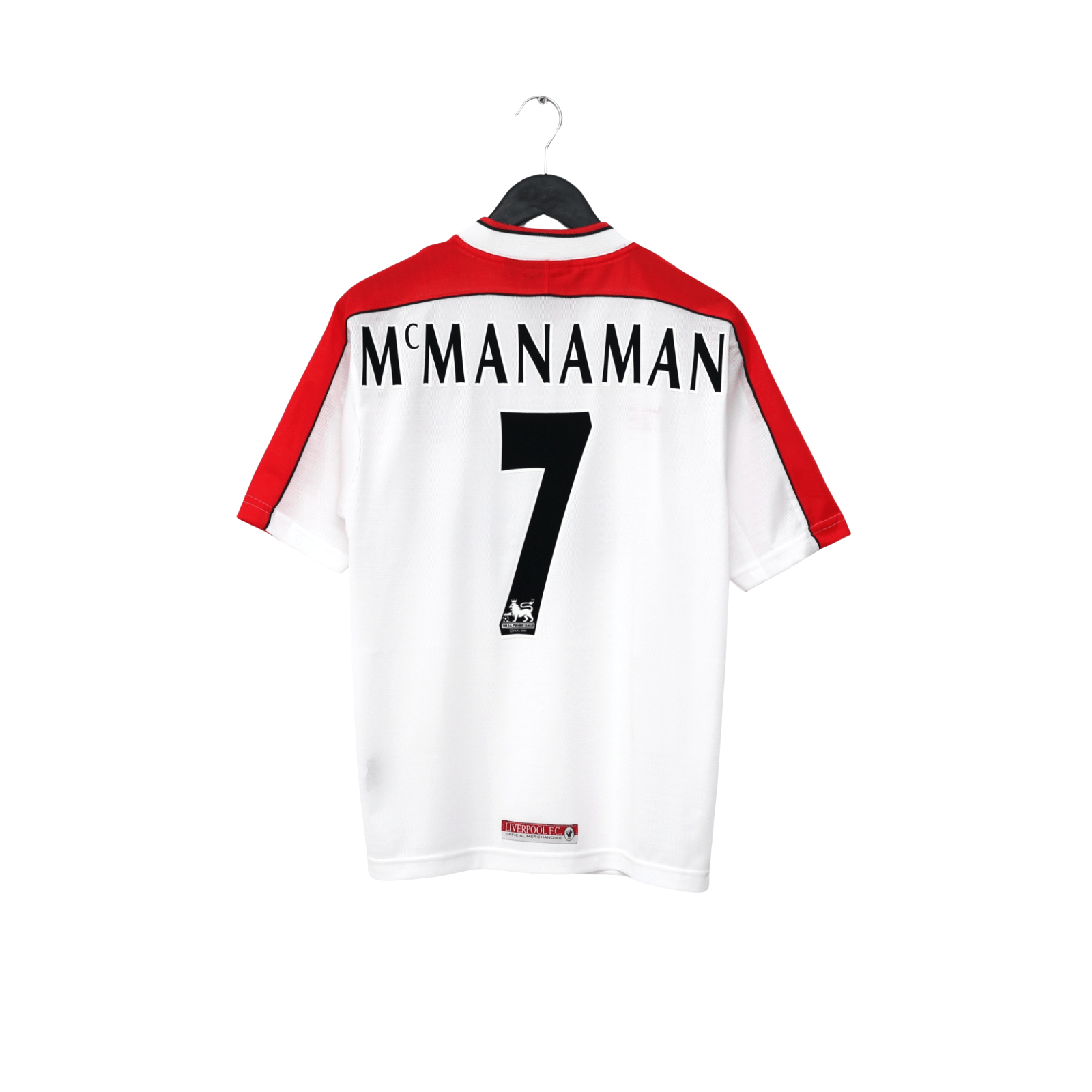 1998/99 McManaman #7 Liverpool Vintage Reebok Away Football Shirt (S) 34/36