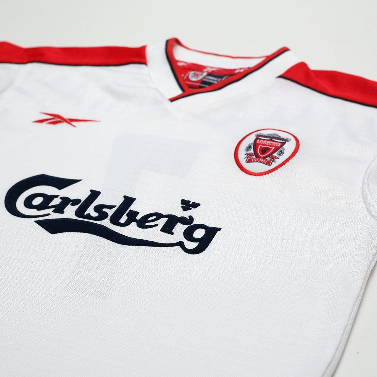 1998/99 McManaman #7 Liverpool Vintage Reebok Away Football Shirt (S) 34/36