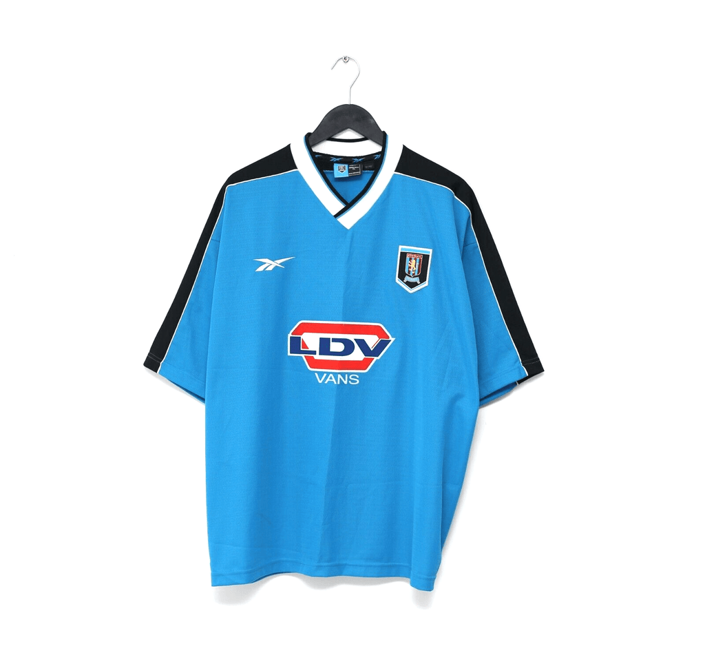 1998/99 MERSON #10 Aston Villa Vintage Reebok Away Football Shirt (XL)