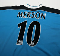 1998/99 MERSON #10 Aston Villa Vintage Reebok Away Football Shirt (XL)