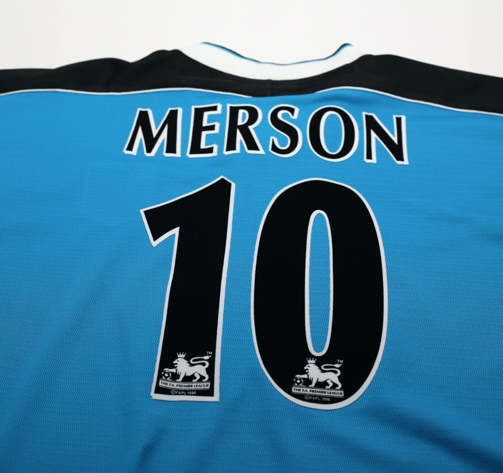 1998/99 MERSON #10 Aston Villa Vintage Reebok Away Football Shirt (XL)