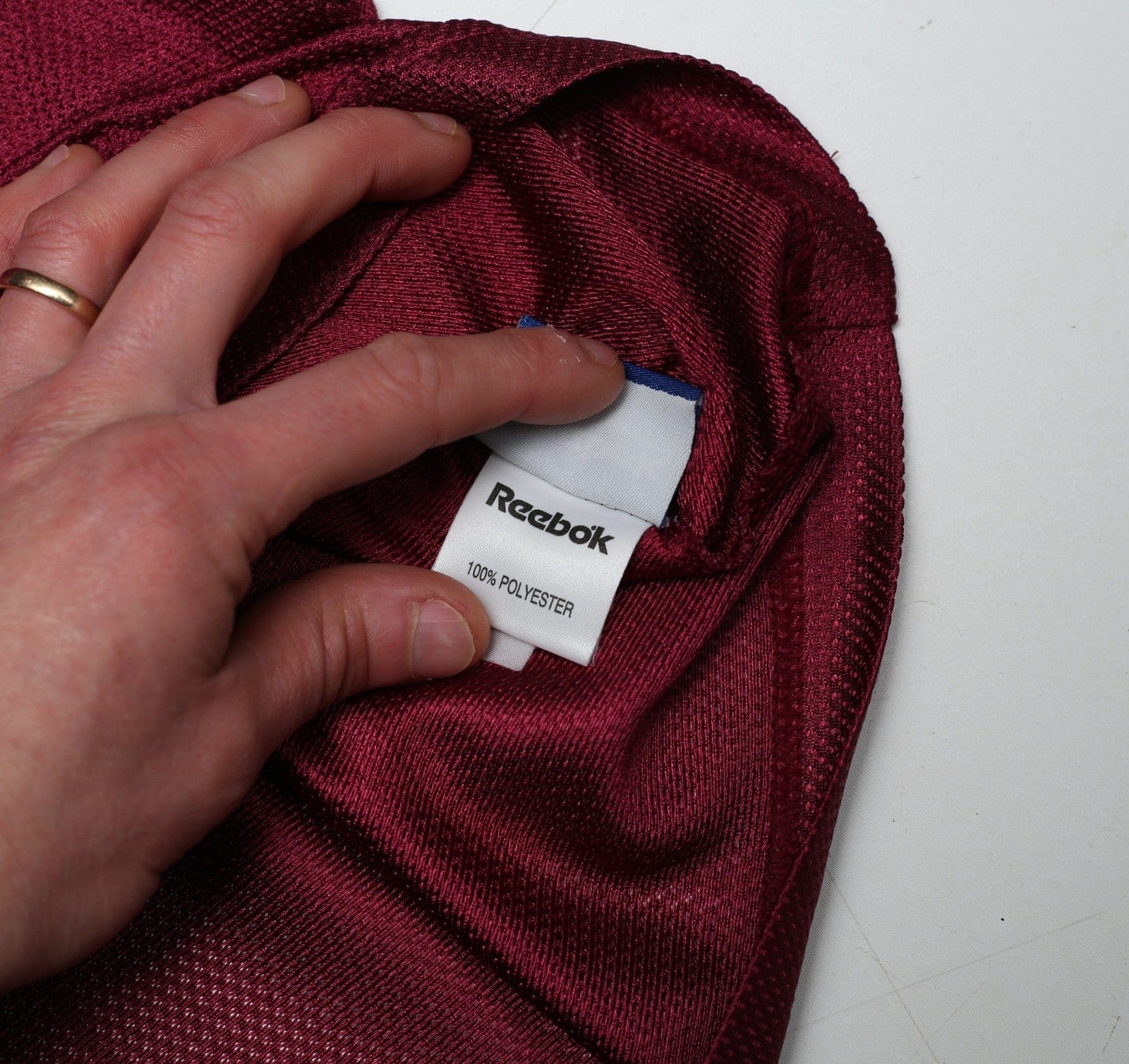 1998/99 MERSON #10 Aston Villa Vintage Reebok Home Football Shirt (L)