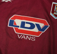 1998/99 MERSON #10 Aston Villa Vintage Reebok Home Football Shirt (L)