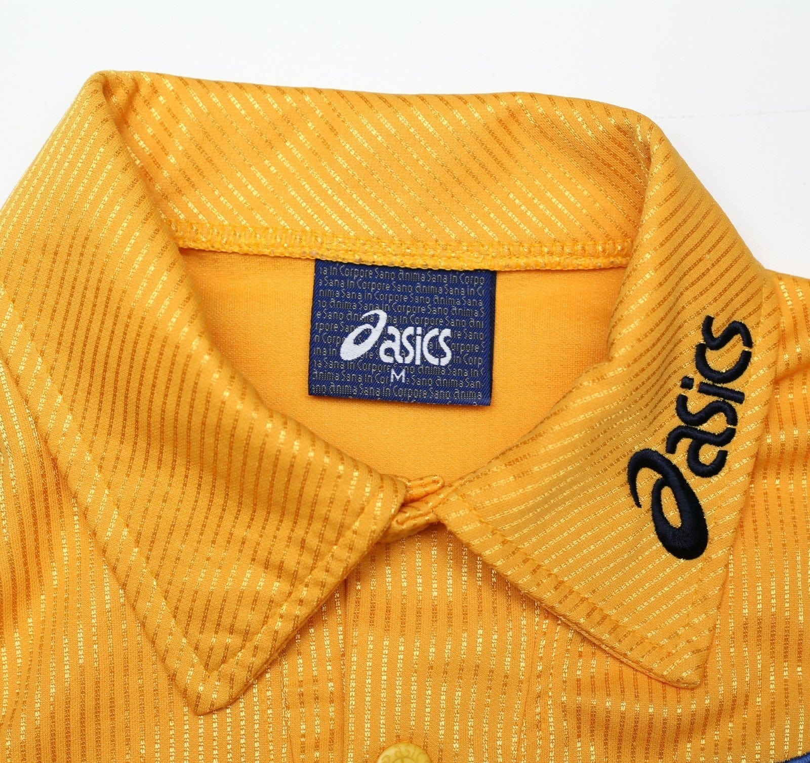 1998/99 MILLWALL Vintage Asics 'Auto Windscreen Final' Away Football Shirt (M)