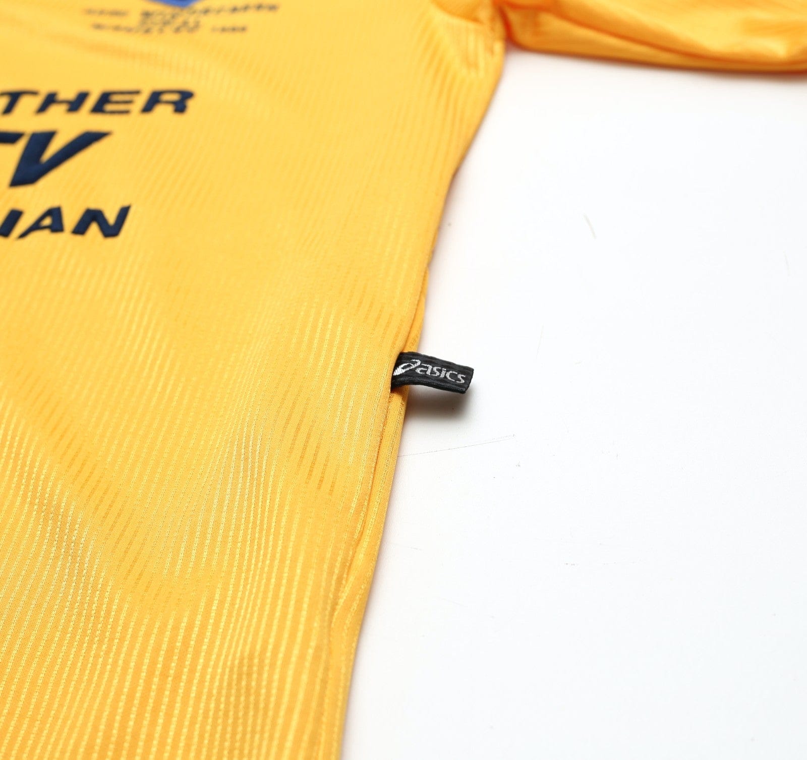 1998/99 MILLWALL Vintage Asics 'Auto Windscreen Final' Away Football Shirt (M)